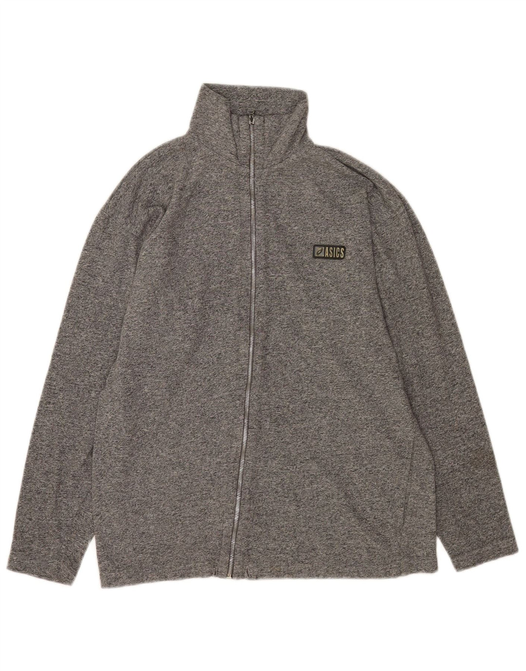 Asics Pull Cardigan Homme Petit Gris