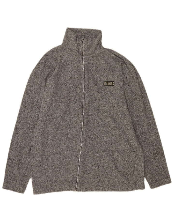 Asics Pull Cardigan Homme Petit Gris