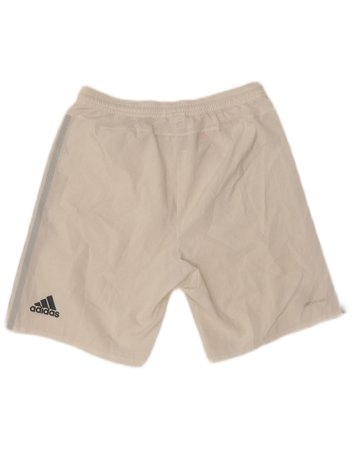 Adidas Garçon Climacool Sport Short 13-14 ans Blanc Polyester
