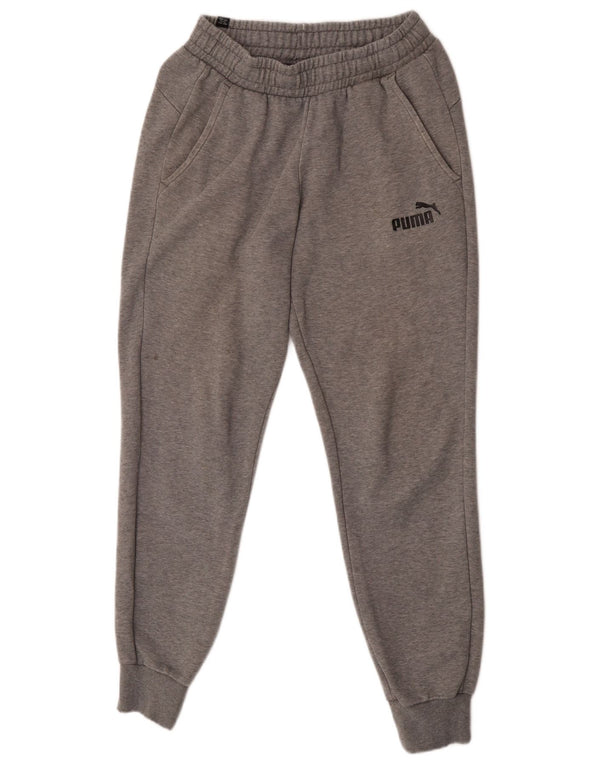 Puma Pantalon de survêtement pour homme en coton moucheté petit gris