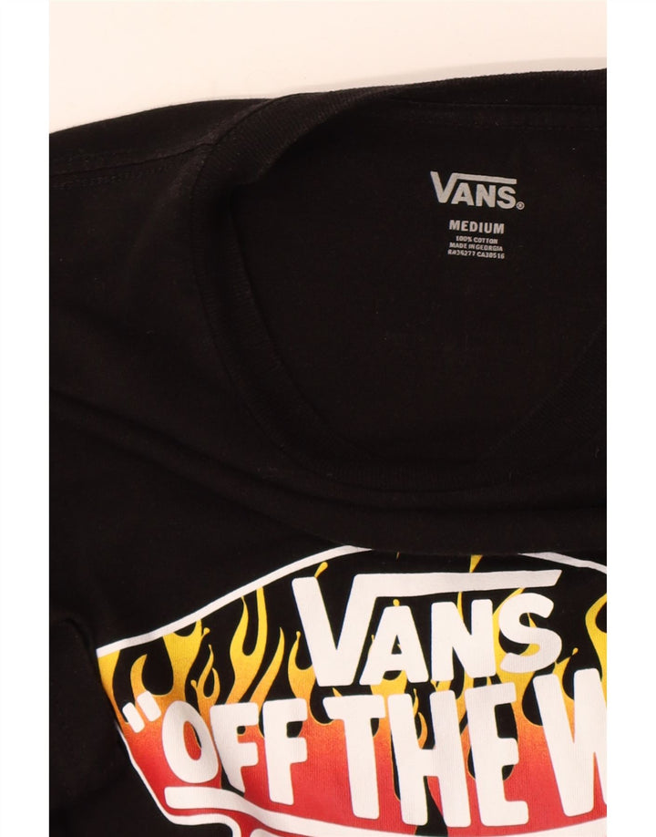 Vans T-shirt graphique pour homme en coton noir moyen
