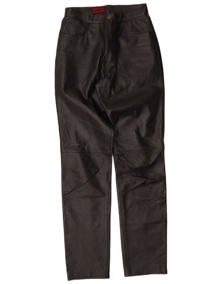 Avitano Pantalon en cuir slim pour femme EU 38 Medium W26 L33 Noir