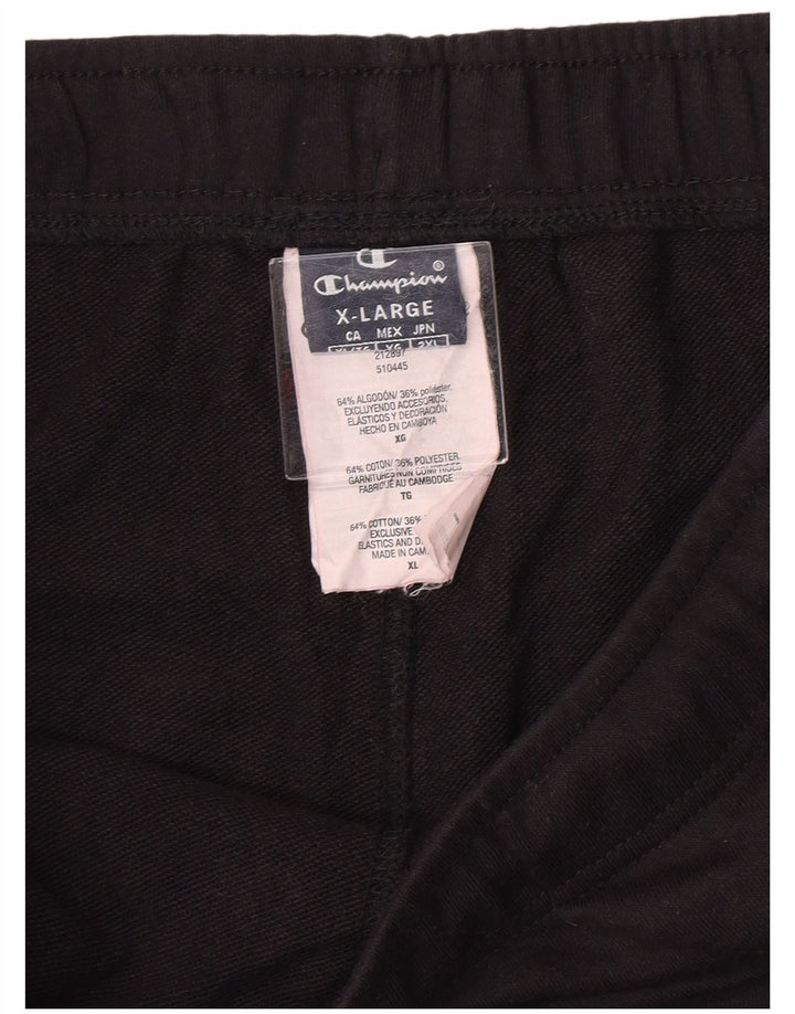 Champion Pantalon de survêtement pour homme Joggers XL Noir Coton