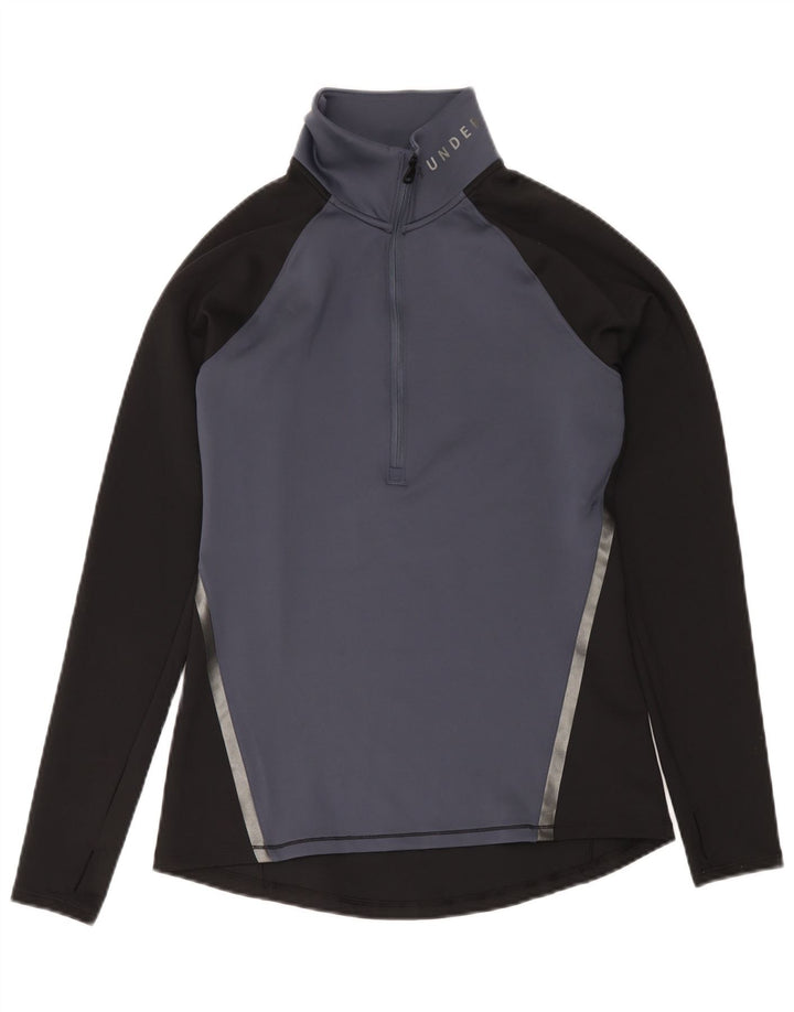 Under Armour Haut de survêtement graphique pour femme UK 12 Noir moyen