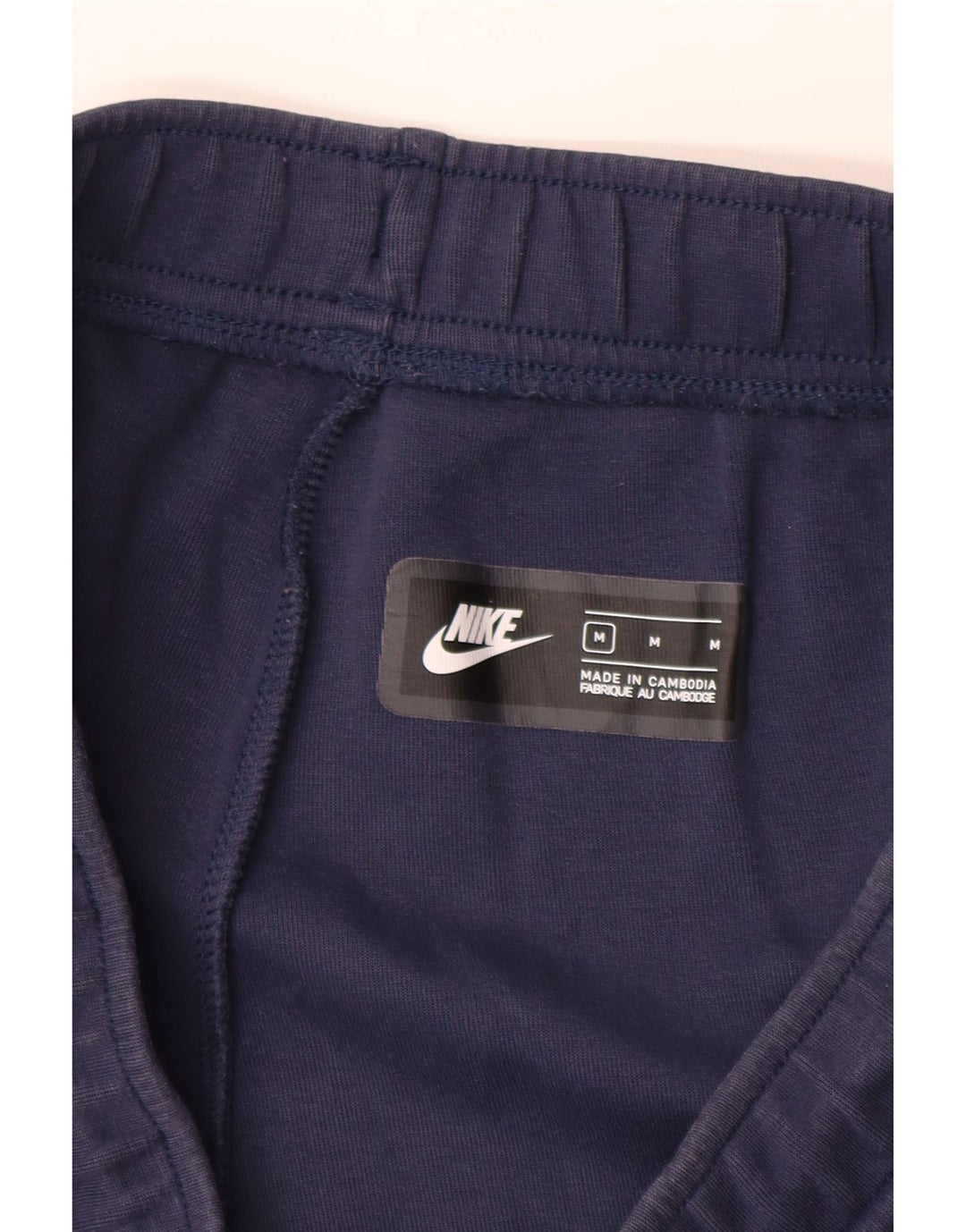 Nike Short de sport en coton bleu marine moyen pour homme