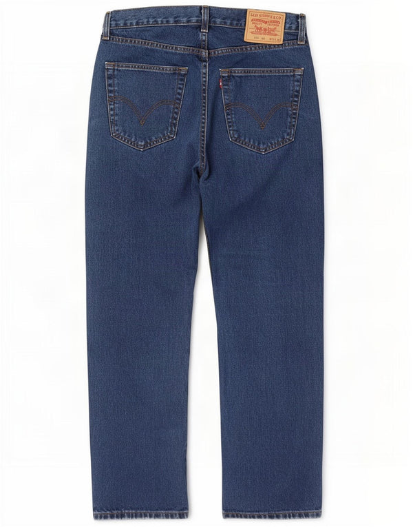 Levi's Jean Droit 753 Homme W32 L30 Bleu Marine Coton
