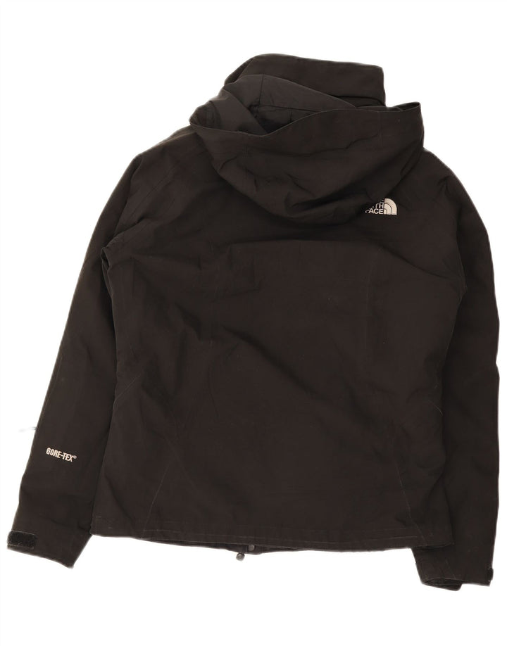The North Face Veste coupe-vent surdimensionnée à capuche pour femme UK 10 Small Noir