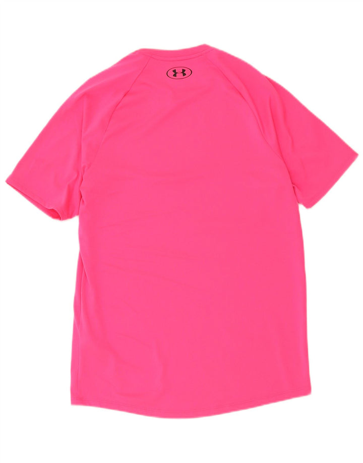 Under Armour T-Shirt Homme Haut Petit Rose Polyester