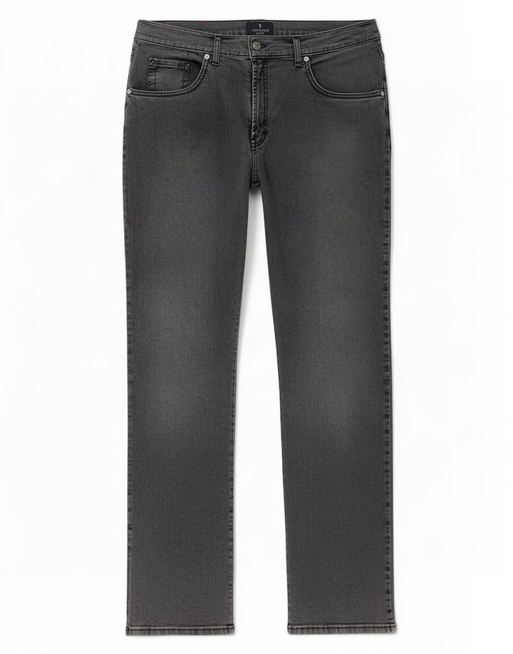 Trussardi Jean Droit W36 L34 Gris Coton Homme