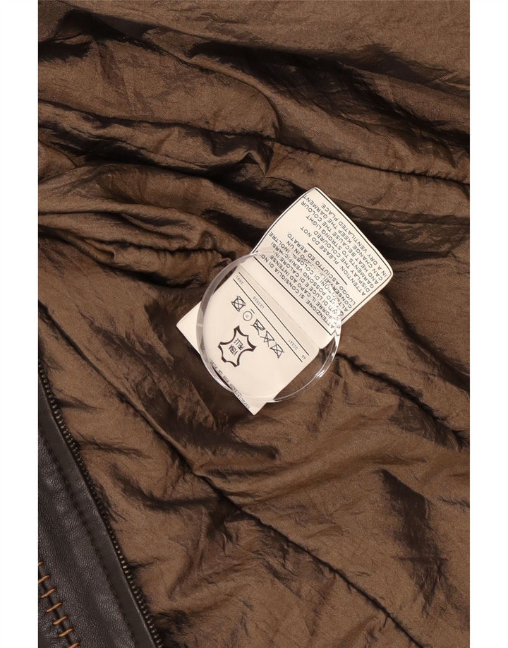 Mabrun Veste en Cuir Femme IT 48 XL Cuir Noir