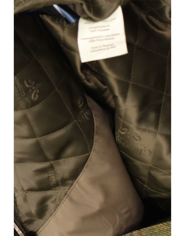 Chrysalis Veste utilitaire pour homme UK 44 2XL Laine à carreaux kaki