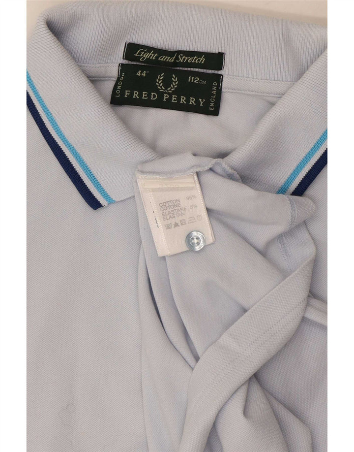 Fred Perry Polo Homme Bleu Moyen Rayé Coton