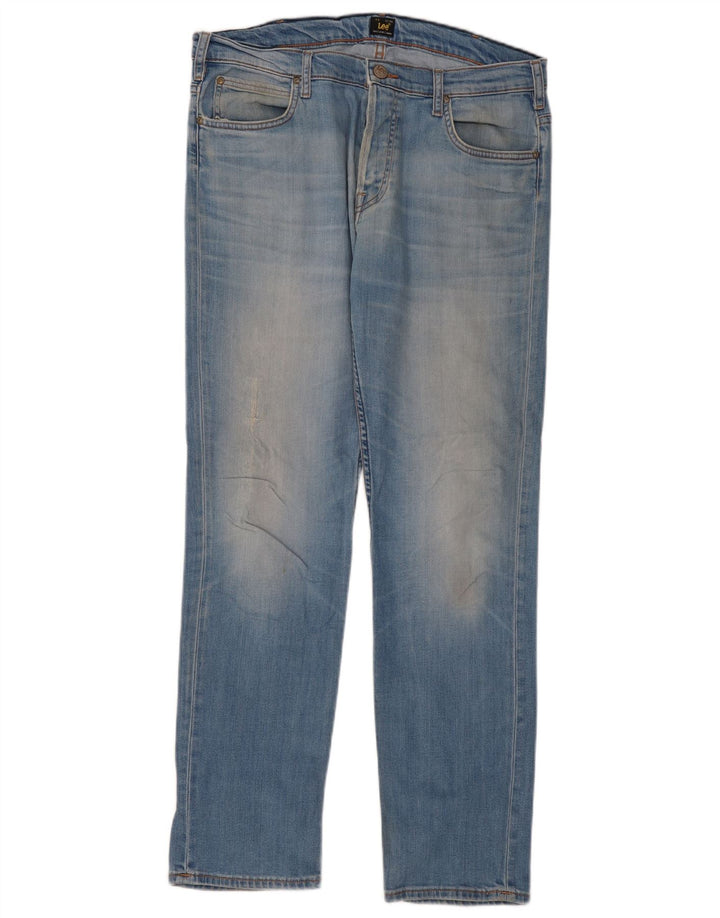 Lee Jean Droit Femme W34 L31 Bleu