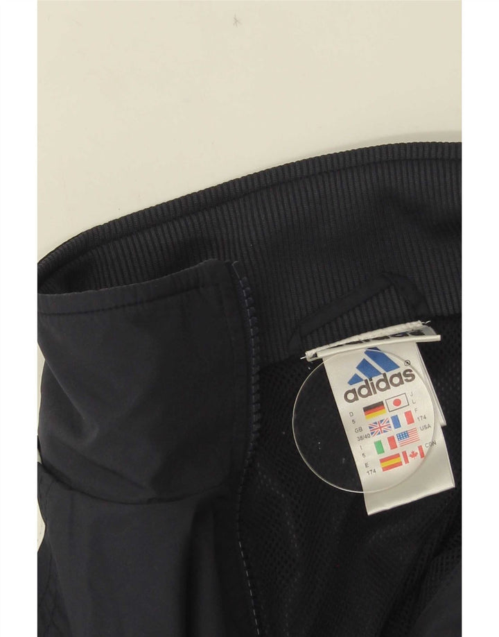 Adidas Veste de survêtement pour homme UK 38/40 Bleu marine moyen Polyester