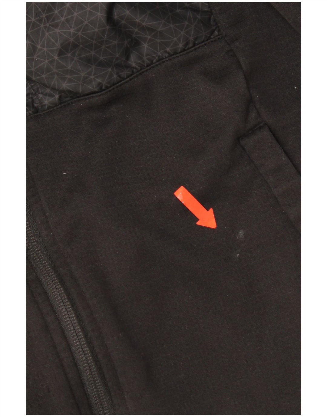 The North Face Pull à capuche zippé graphique pour homme Petit noir géométrique