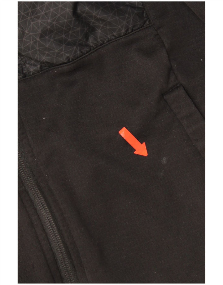 The North Face Pull à capuche zippé graphique pour homme Petit noir géométrique