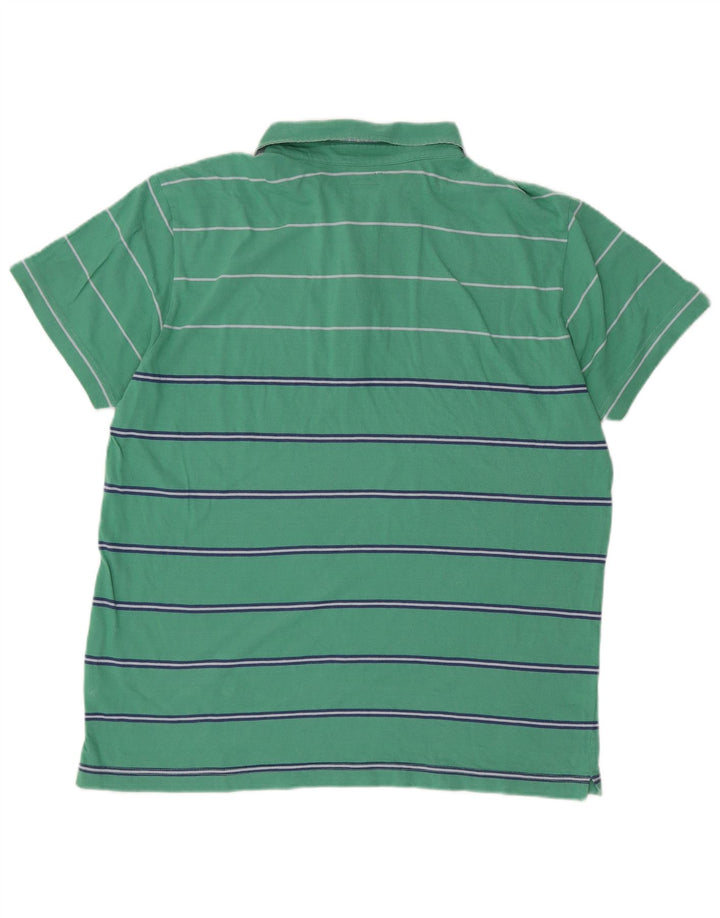 MARLBORO CLASSICS Polo Homme 2XL Vert Rayé Coton
