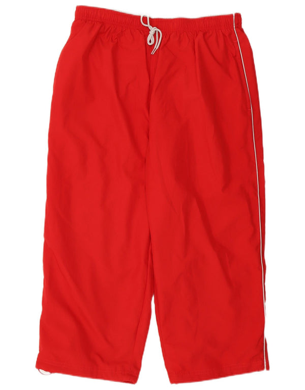 Reebok Pantalon de Survêtement Capri Homme Rouge Large