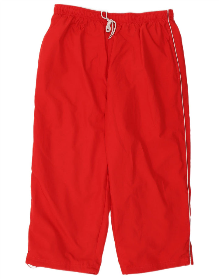 Reebok Pantalon de Survêtement Capri Homme Rouge Large