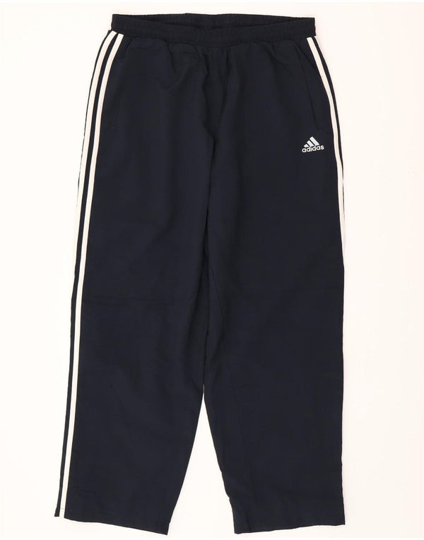 ADIDAS Pantalon de survêtement pour homme UK 40/42 Bleu marine moyen Polyester