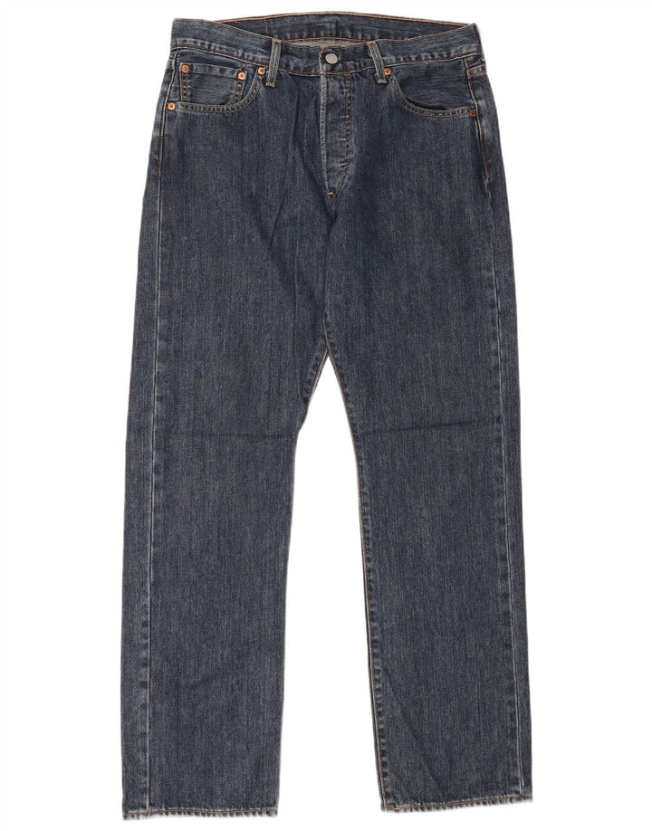 LEVI'S Jean Droit 501 Homme W32 L30 Bleu Coton