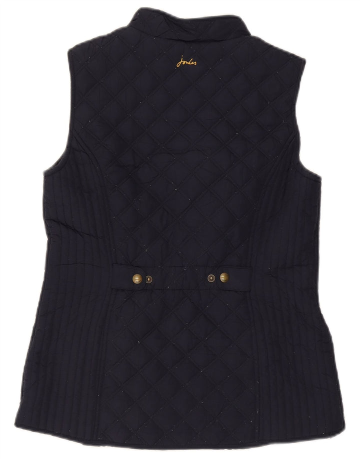 Joules Gilet matelassé pour femme UK 10 Small Bleu marine Polyester