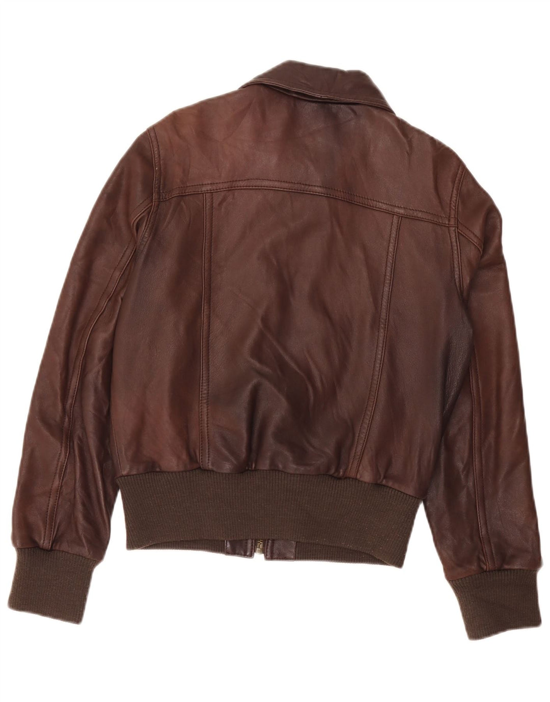 Conbipel Veste en Cuir Bomber Femme IT 44 Cuir Marron Moyen