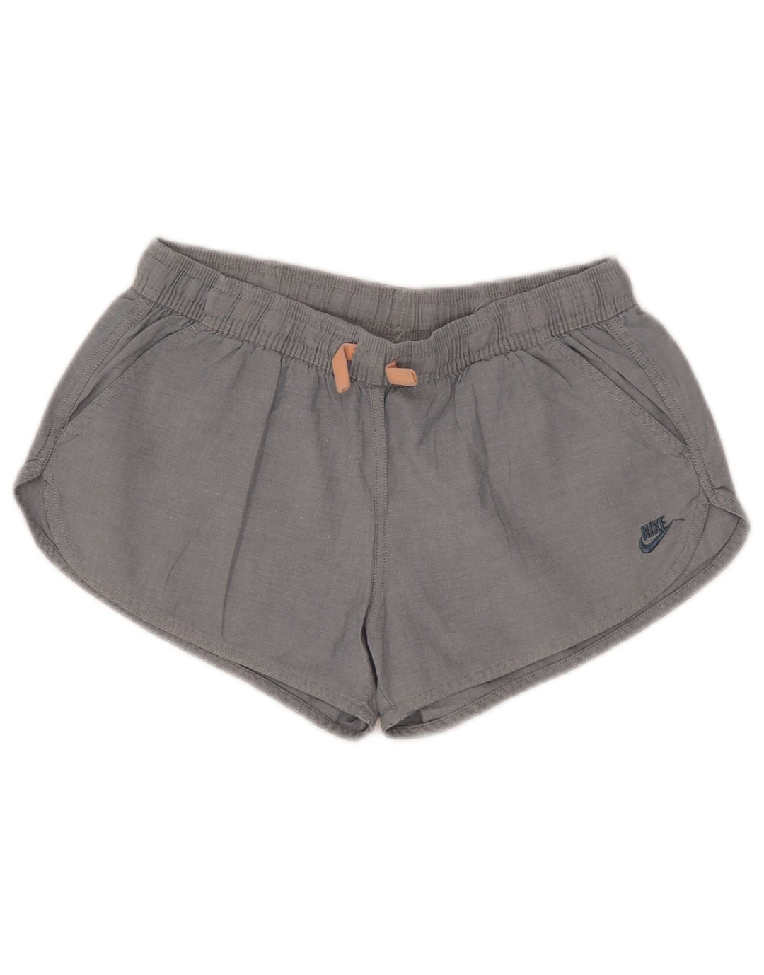 Nike Short décontracté pour femme Petit W27 Gris Coton