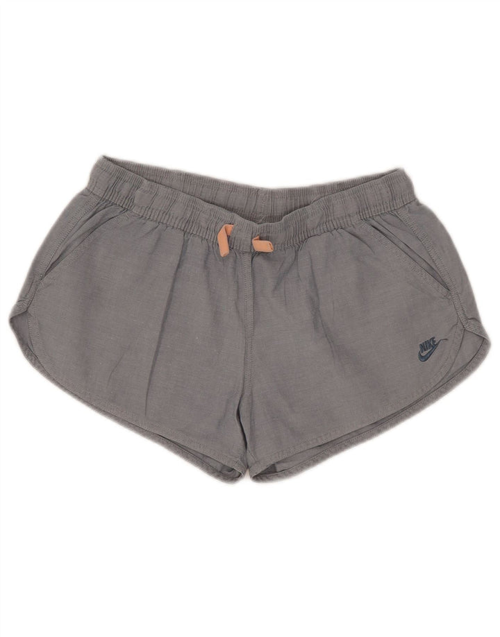 Nike Short décontracté pour femme Petit W27 Gris Coton