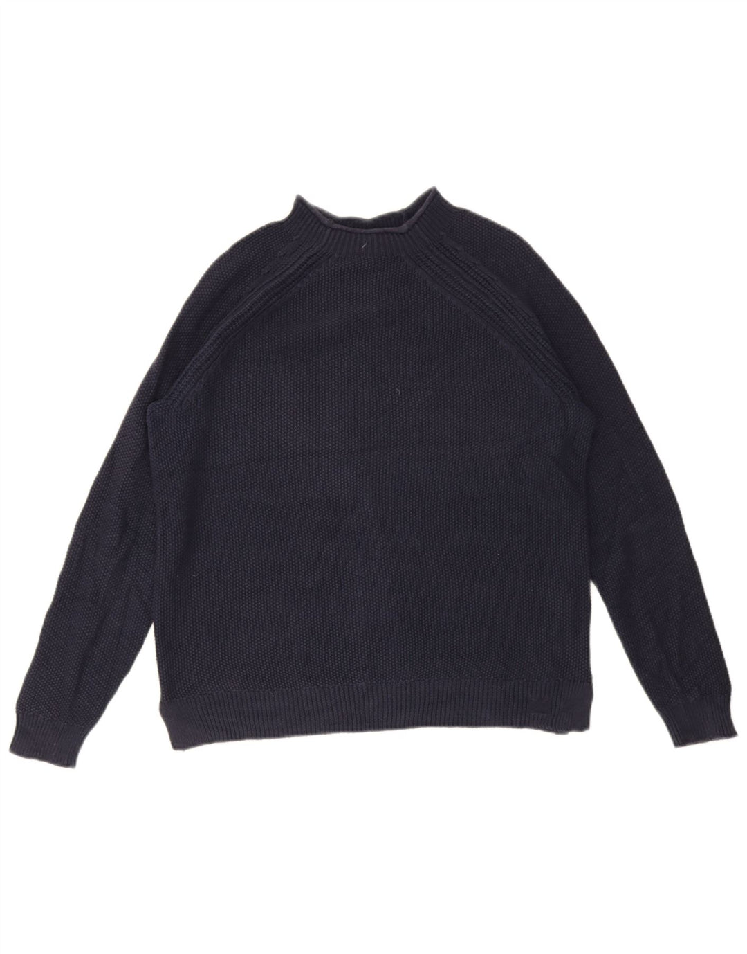 Crew Clothing Pull à col roulé pour femme UK 12 Bleu marine moyen