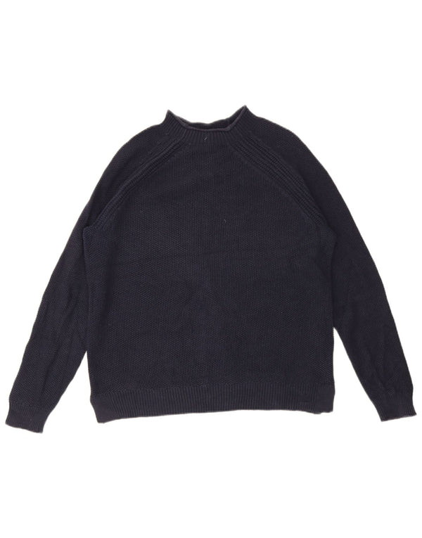 Crew Clothing Pull à col roulé pour femme UK 12 Bleu marine moyen