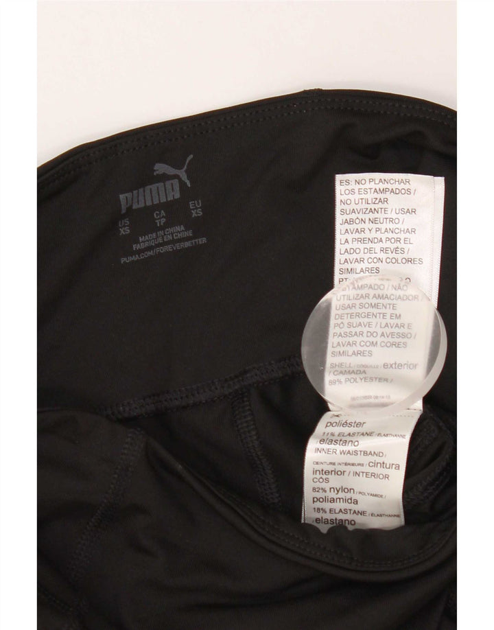Puma Leggings Femme UK 4 XS Noir Polyester