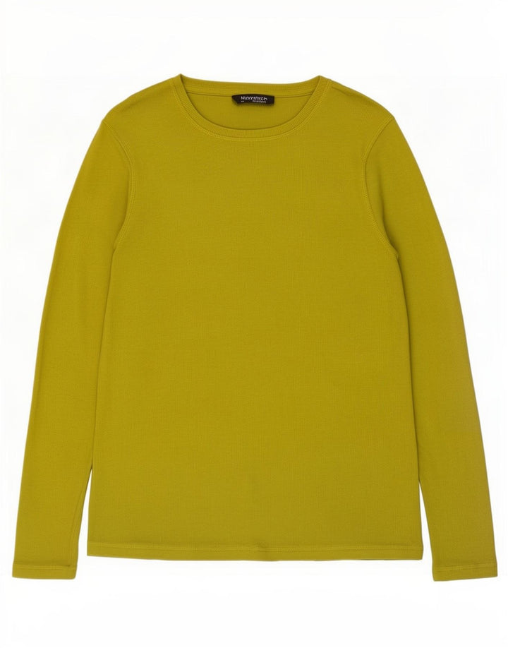 Marks & Spencer Haut à manches longues pour femme UK 44 Coton vert moyen
