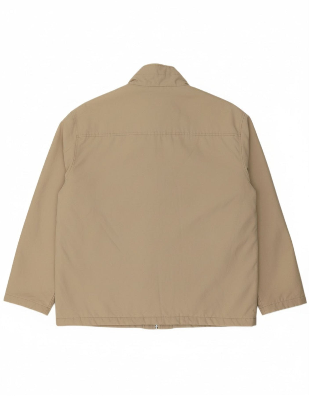 FILA Mens Bomber Jacket UK 42 XL Beige Polyamide