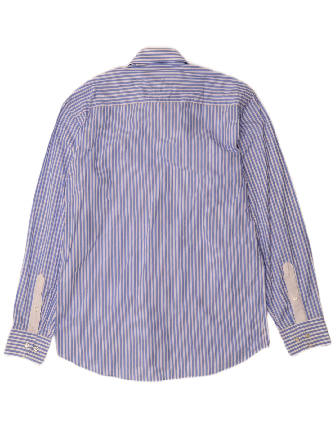 HARRY & SONS Chemise Homme Taille 39 15 1/2 Coton Rayé Bleu Moyen