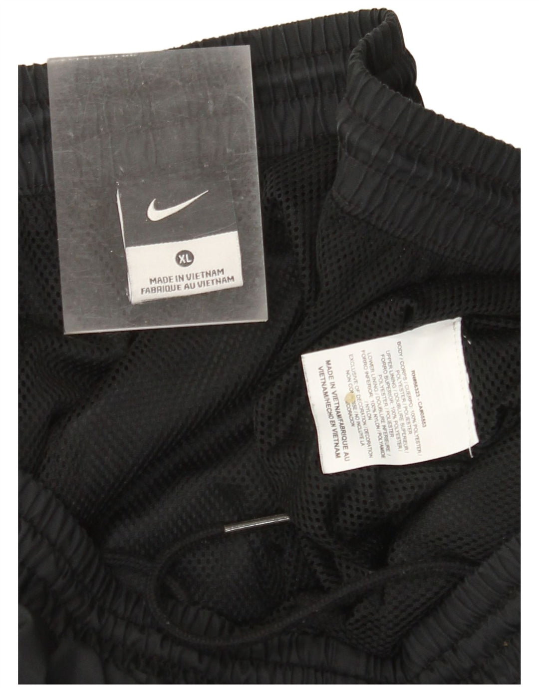 NIKE Pantalon de survêtement pour homme XL Noir Colourblock Polyester