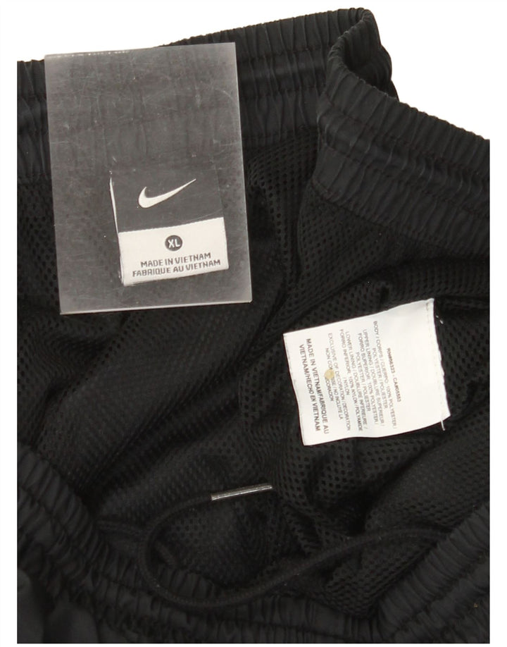NIKE Pantalon de survêtement pour homme XL Noir Colourblock Polyester