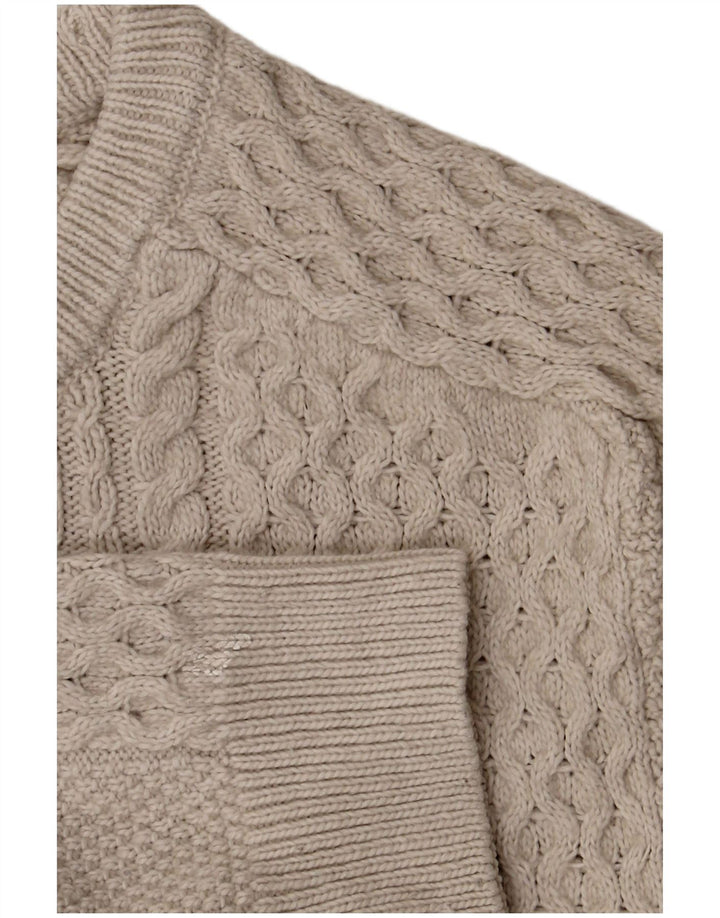Marks & Spencer Pull à col rond pour homme XL Gris Polyester