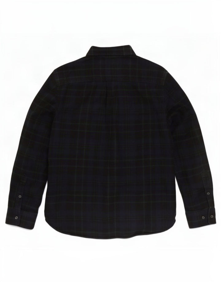 The North Face Chemise en flanelle pour homme en coton à carreaux bleu marine moyen