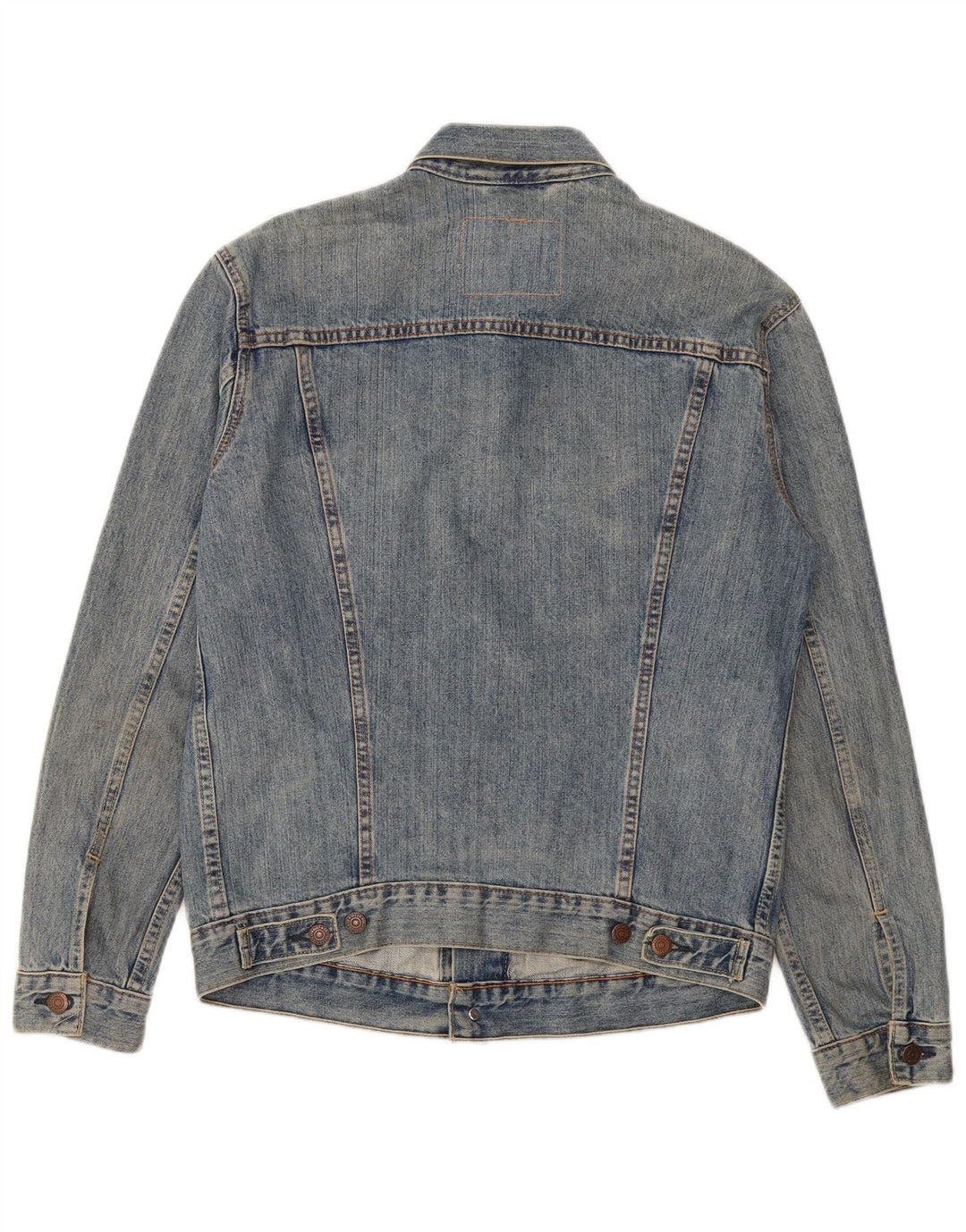 LEVI'S Veste en Jean Homme UK 38 Bleu Moyen Coton