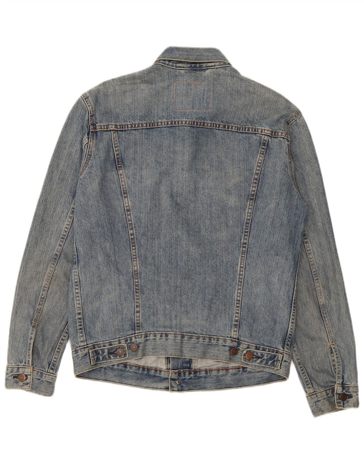 LEVI'S Veste en Jean Homme UK 38 Bleu Moyen Coton