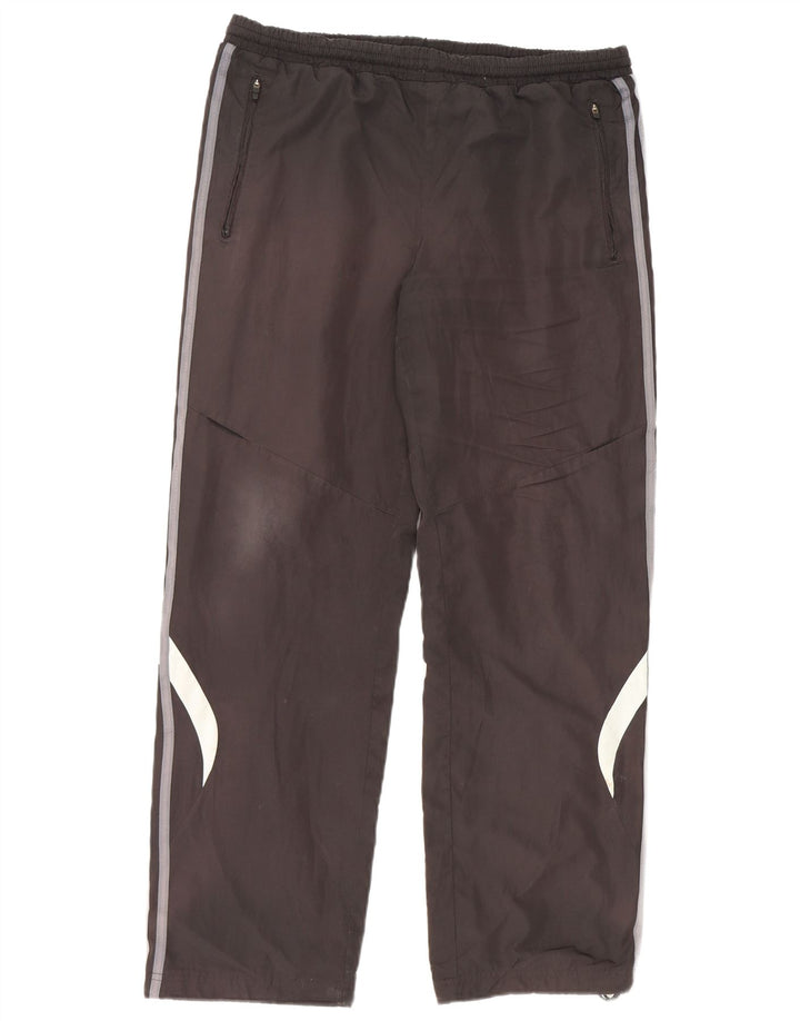 Adidas Pantalon de survêtement pour homme Noir moyen Polyester colour block