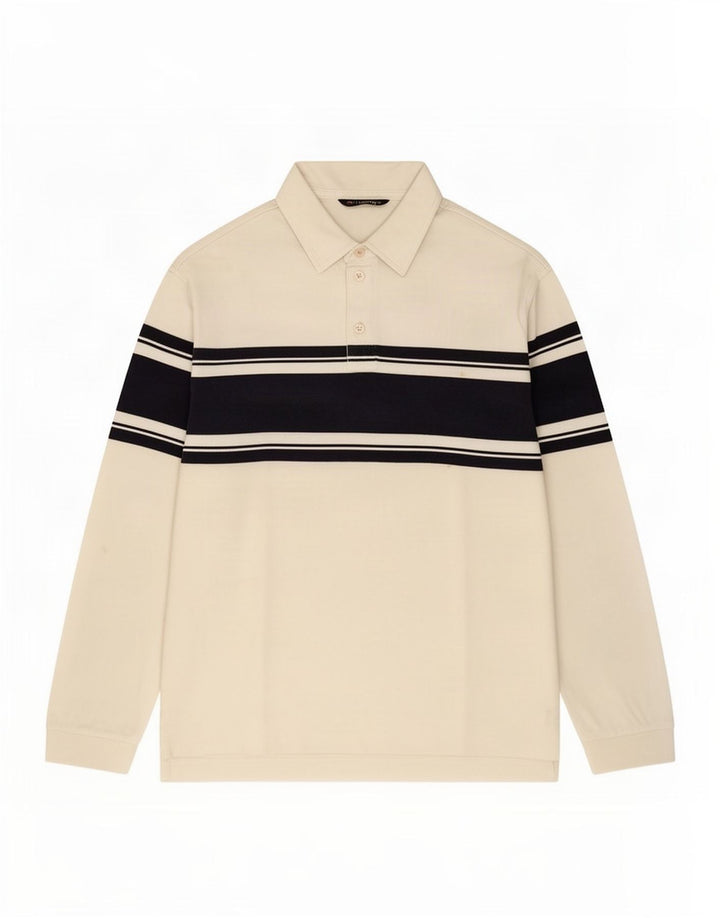 Marks & Spencer Polo Blue Harbour Homme Large Blanc Colorblock