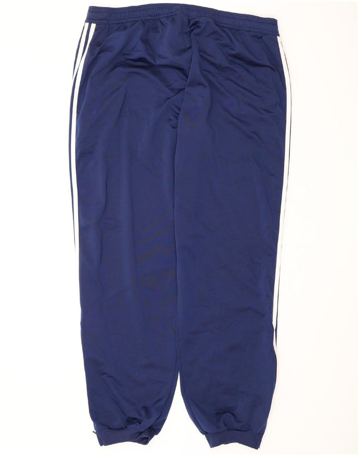 ADIDAS Mens Tracksuit Trousers Joggers XL  Navy Blue Polyester