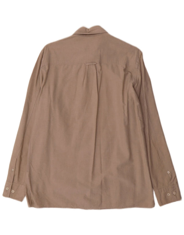 Massimo Dutti Chemise Homme Beige Moyen Coton
