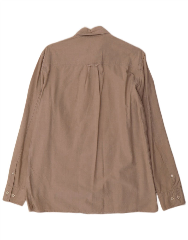 Massimo Dutti Chemise Homme Beige Moyen Coton