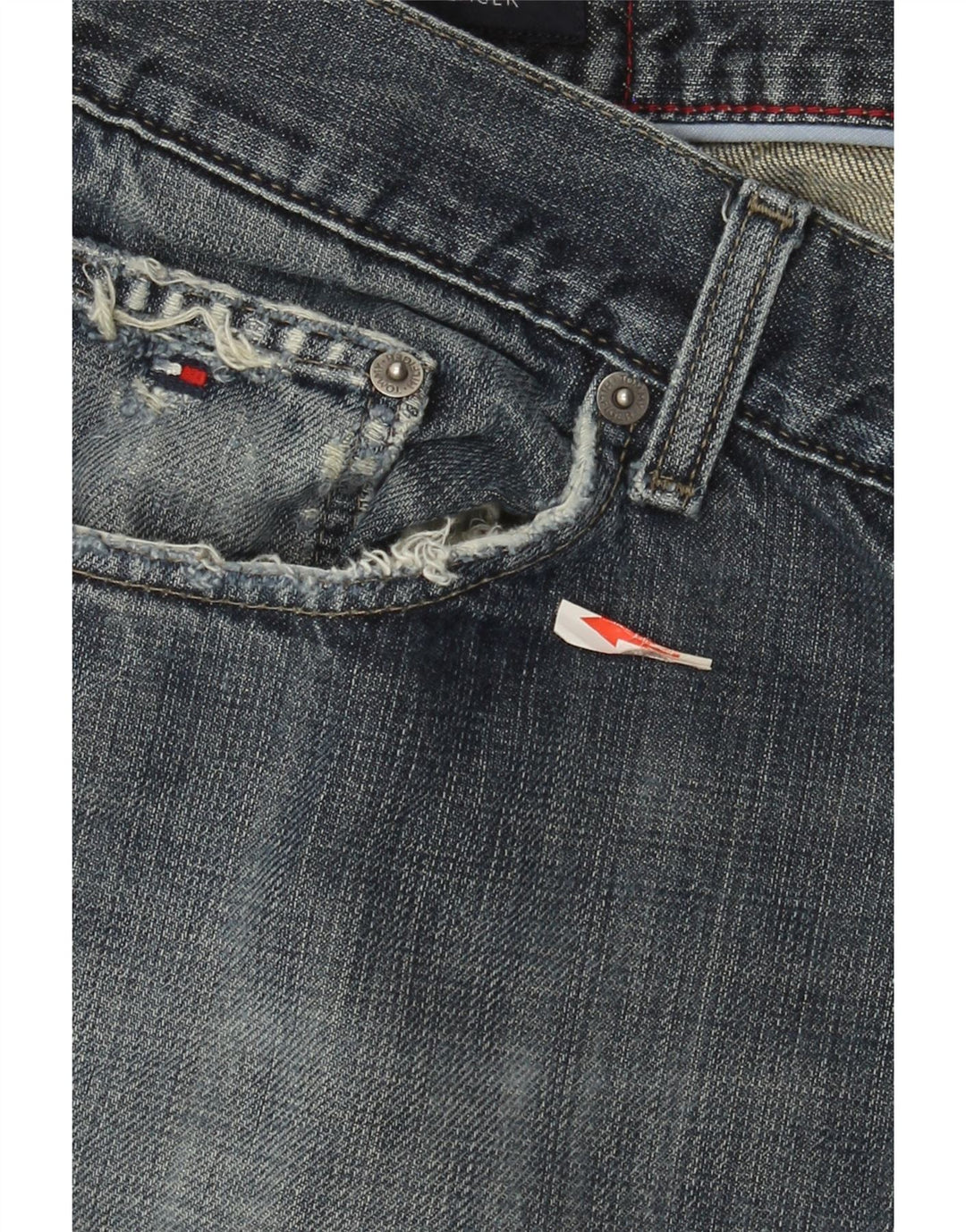 Tommy Hilfiger Jean droit homme W40 L32 bleu coton
