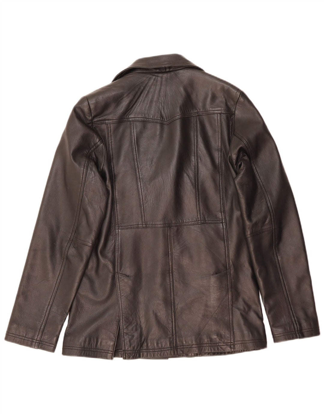 MDM Veste en cuir pour homme UK 38 Cuir noir moyen