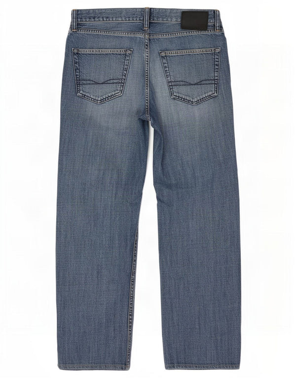 Hugo Boss Jean droit W34 L29 bleu coton homme