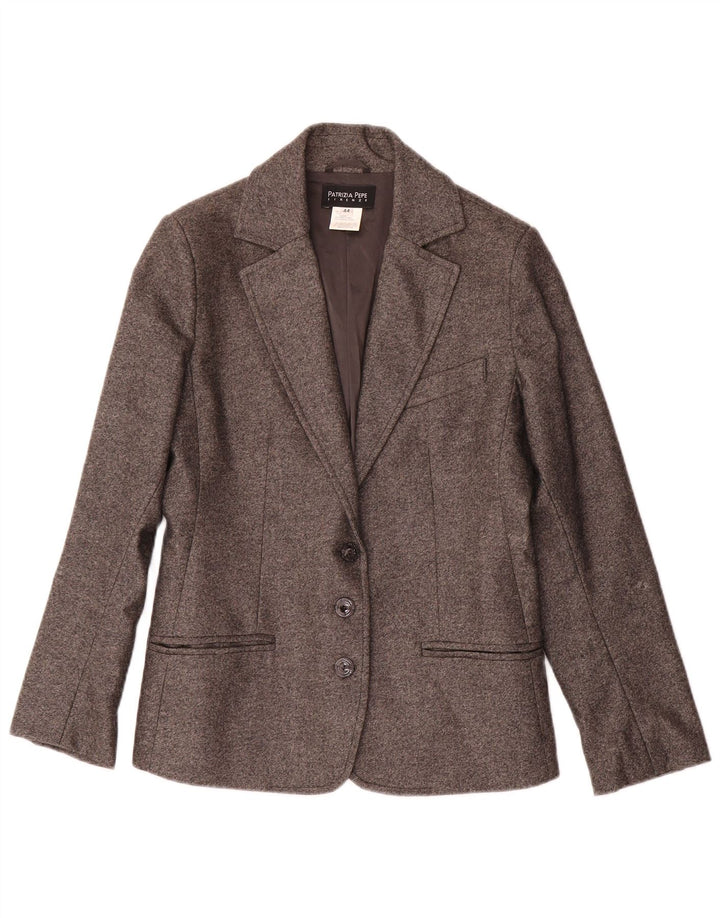 Patrizia Pepe Veste Blazer 3 Boutons Femme IT 44 Coton Gris Moyen